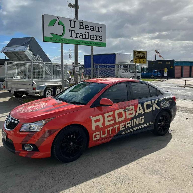 redback guttering service vehicle 1
